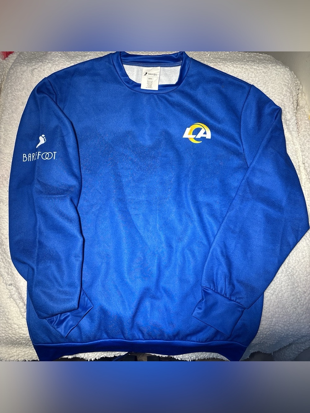 LA Logo Blue Crewneck Sweatshirt
